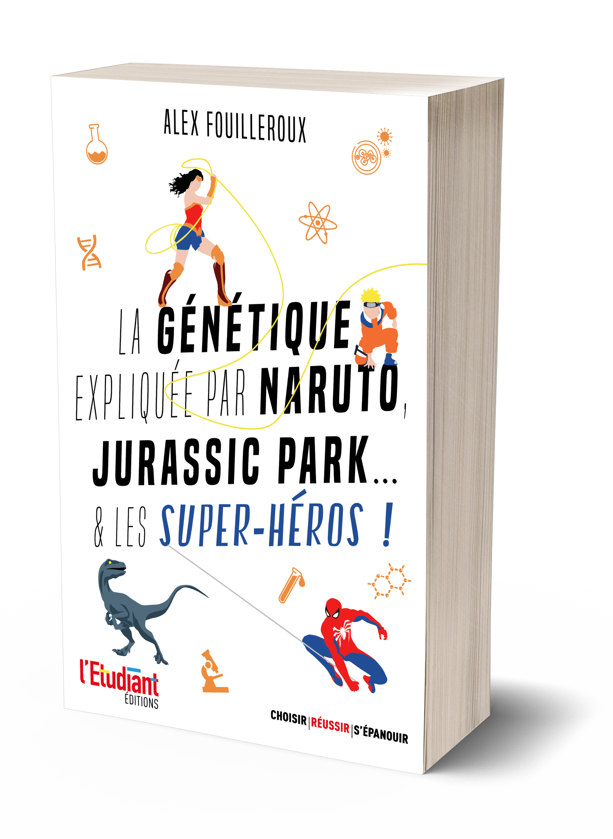 La génétique expliquée par Naruto, Jurassic Park... & les super-héros !