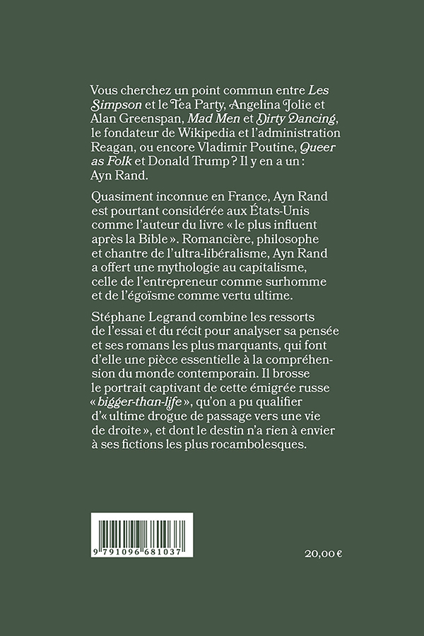 Ayn Rand, femme Capital