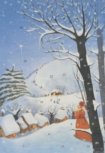 calendrier de l avent la creche - tharlet