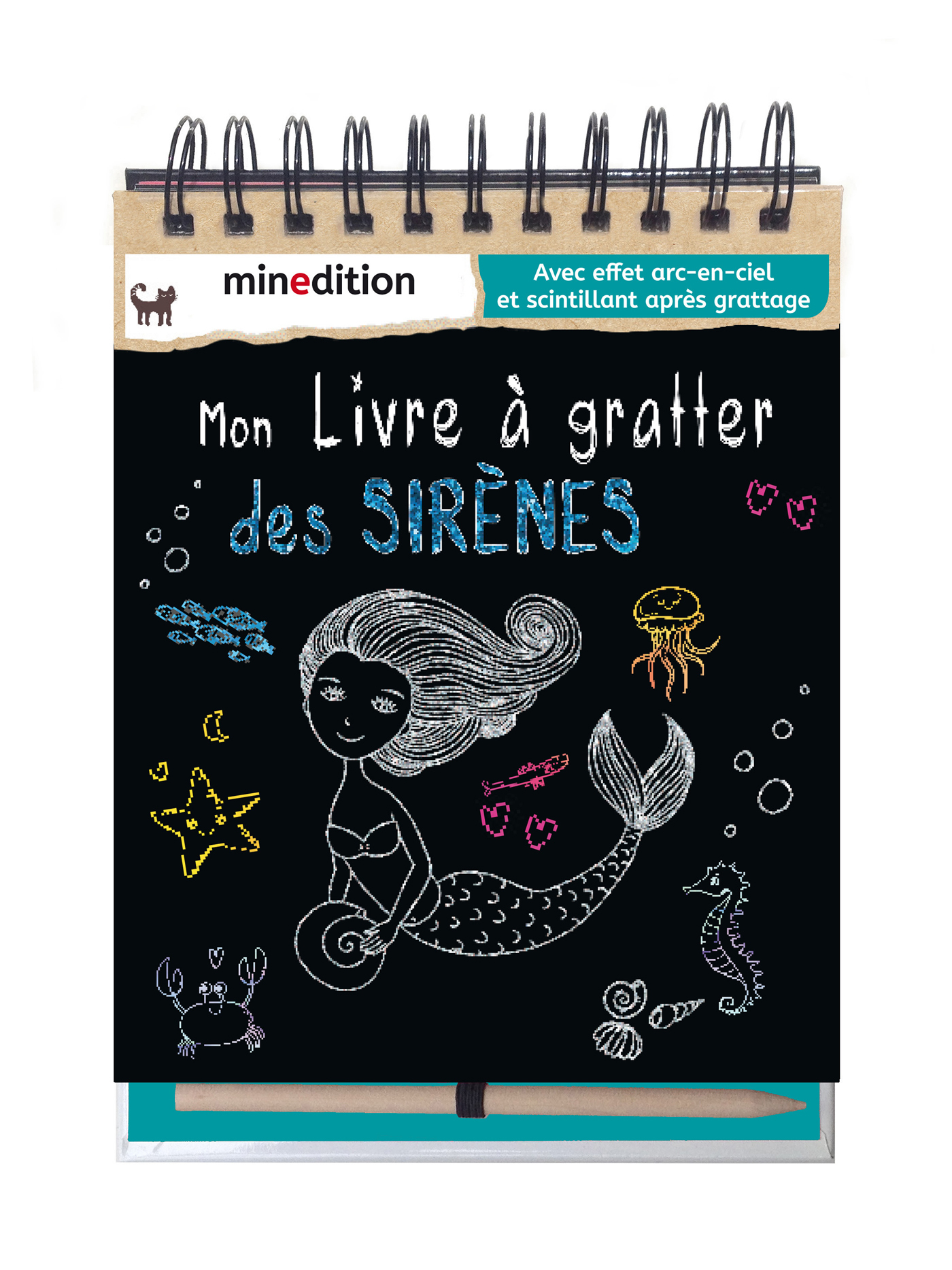 Mon livre à gratter des sirènes