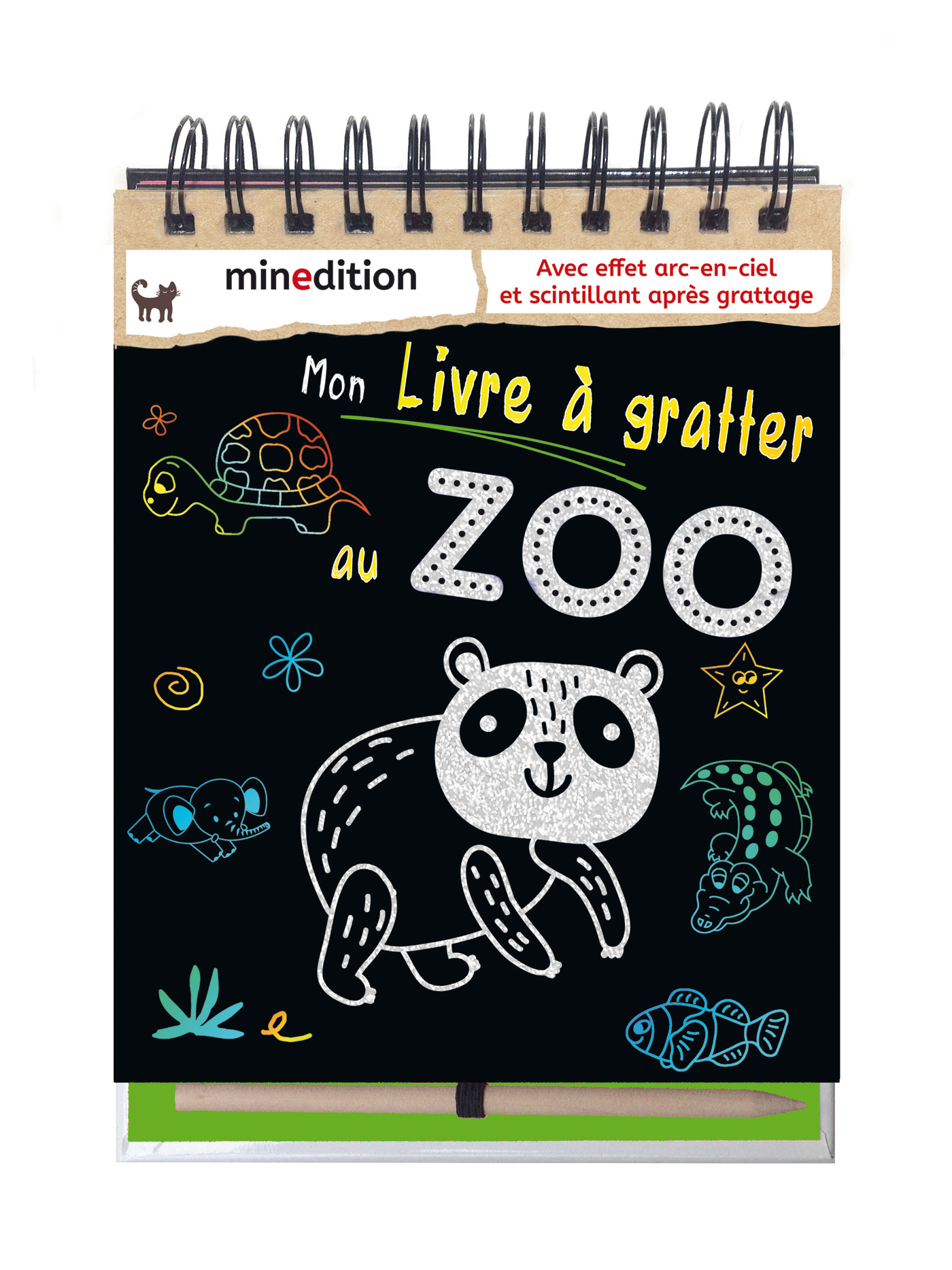 Mon livre à gratter au zoo