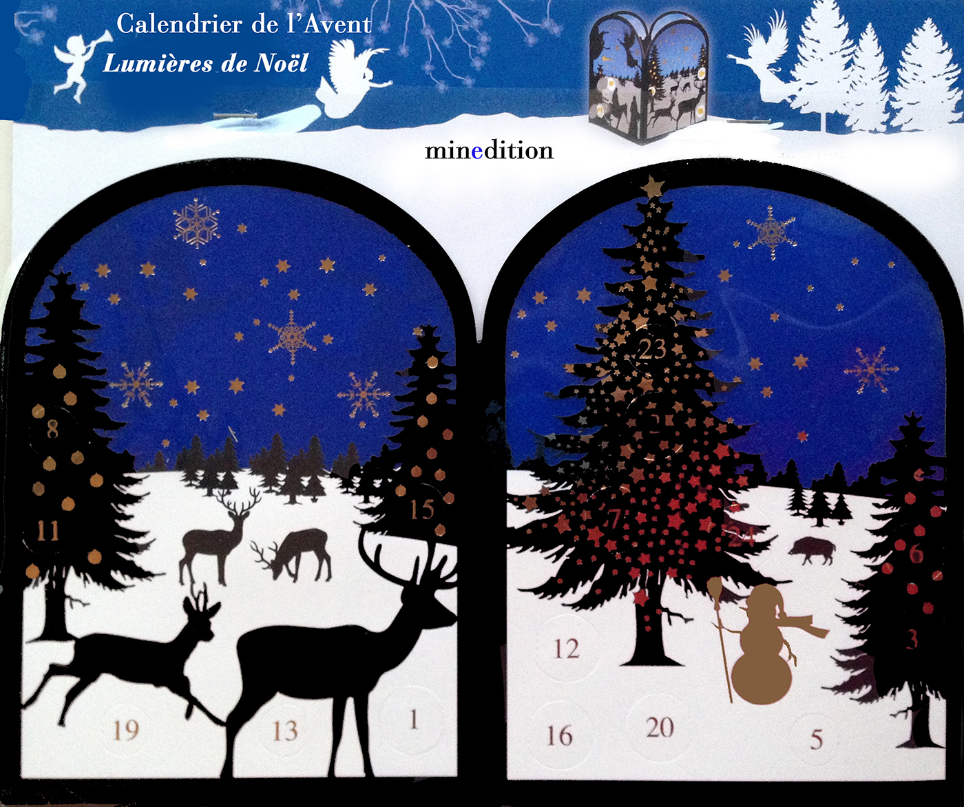 Calendrier de l'Avent - Lumières de Noel - Divers