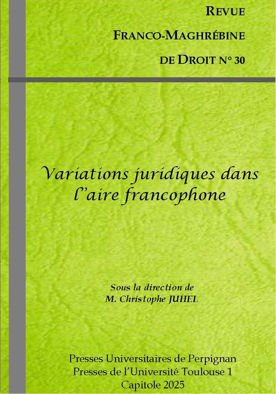 Variations juridiques dans l'aire francophone