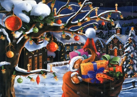 calendrier de l'avent soir de noel evangelisti