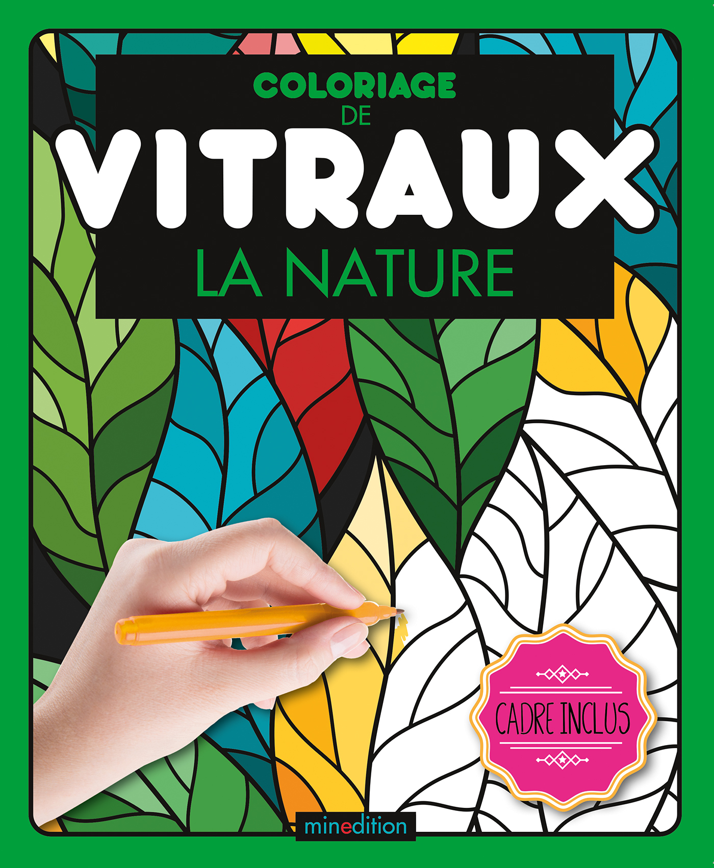 Coloriage de vitraux - La nature