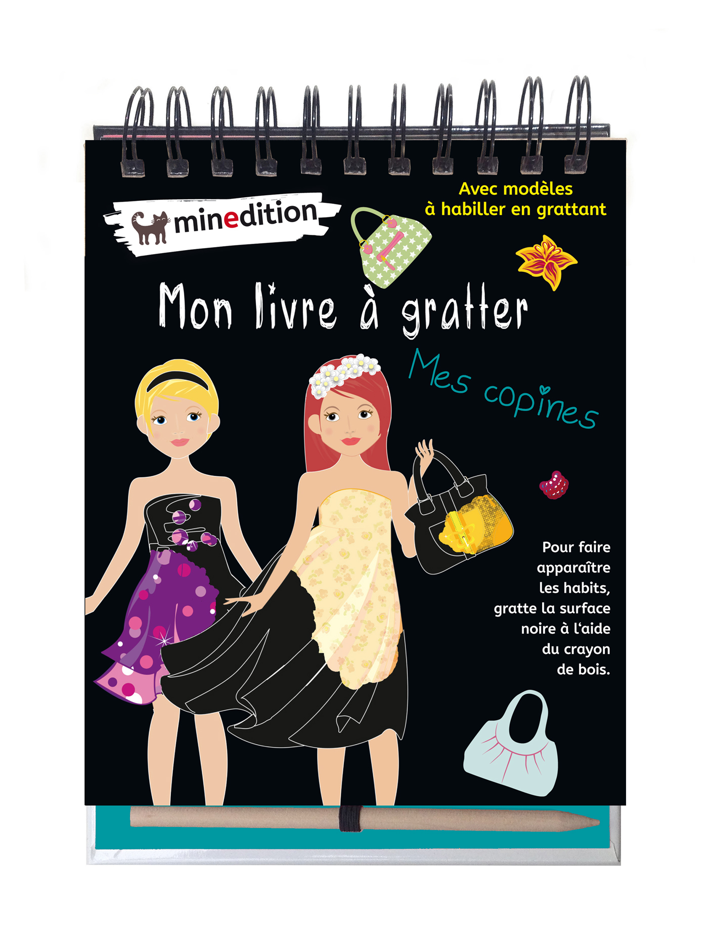 Mon livre à gratter - Mes copines