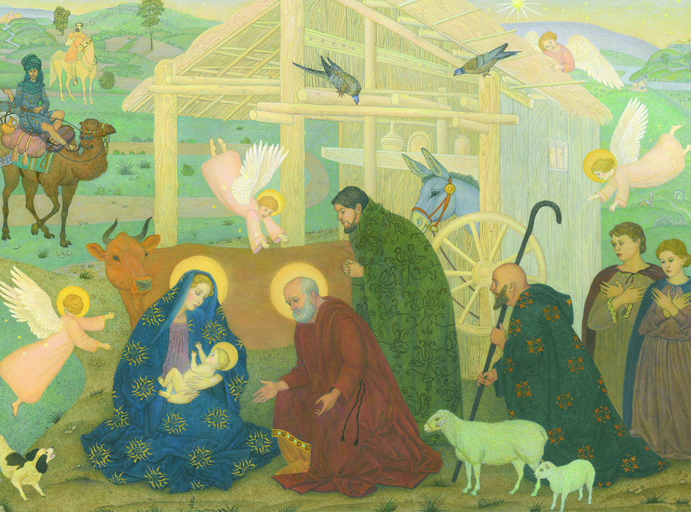 calendrier de l avent il est ne le divin enfant