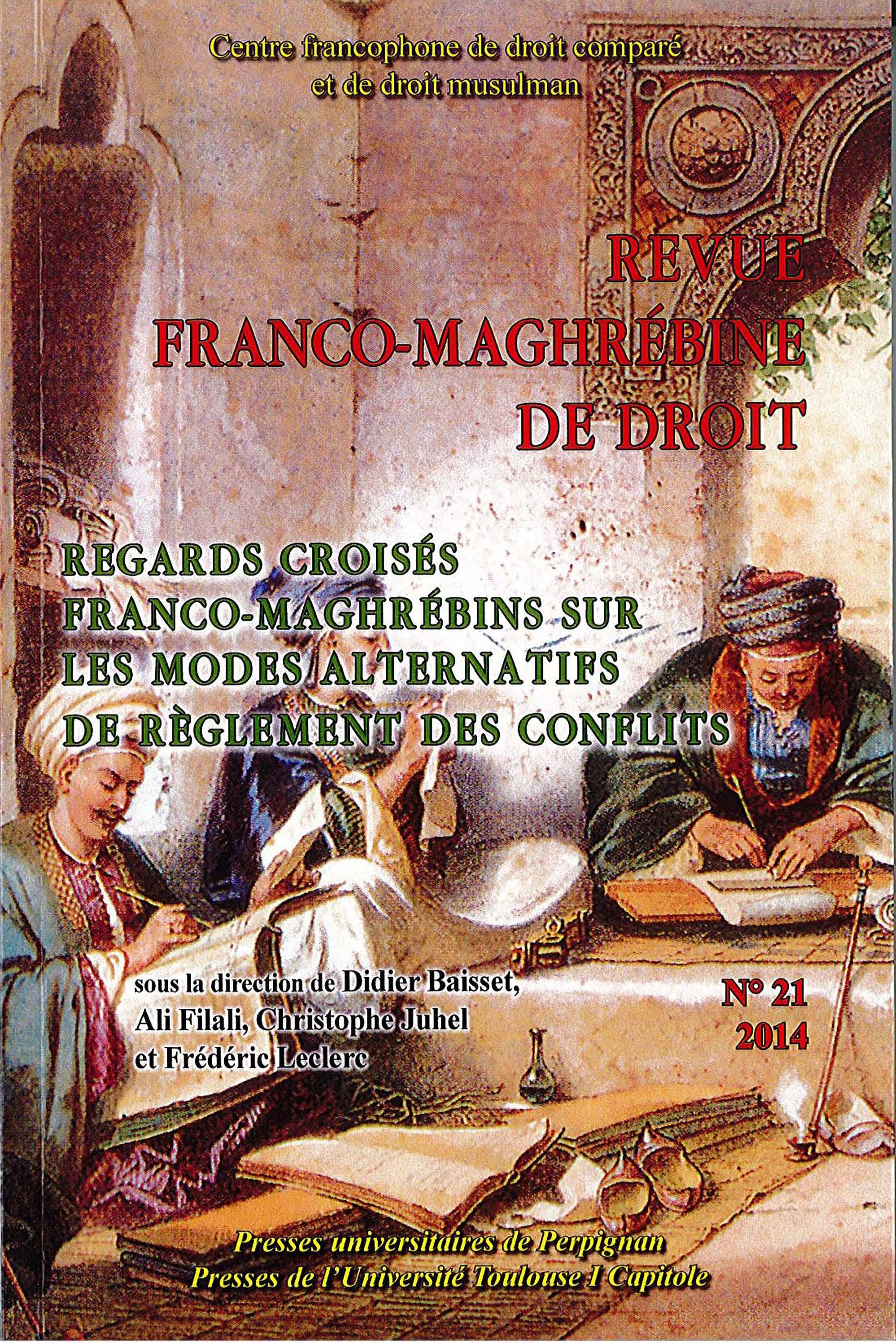 Revue franco maghrebine de droit 21