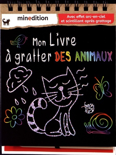 mon livre a gratter des animaux