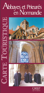 Abbayes et Prieurés en Normandie - Carte touristique