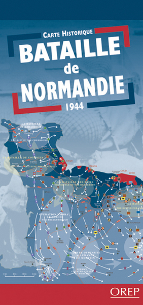 Bataille de Normandie 1944 - Carte historique