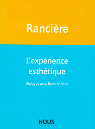 L'expérience esthétique