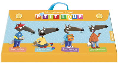Ma valisette d'éveil p'tit loup - formes, couleurs, chiffres, contraires