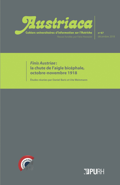Austriaca, n° 87/décembre 2018