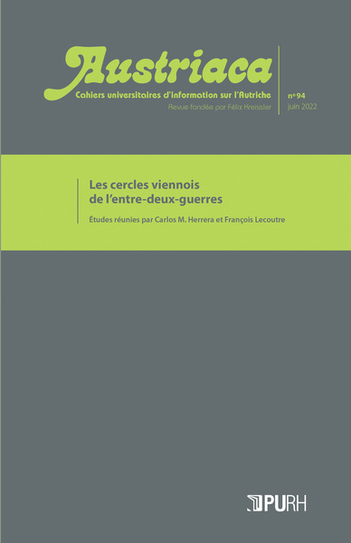 Austriaca, n° 94/juin 2022