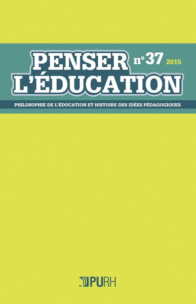 PENSER L'EDUCATION, N  37/2015