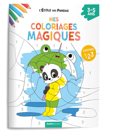 L'ECOLE DES PANDAS - MES COLORIAGES MAGIQUES - LES CHIFFRES