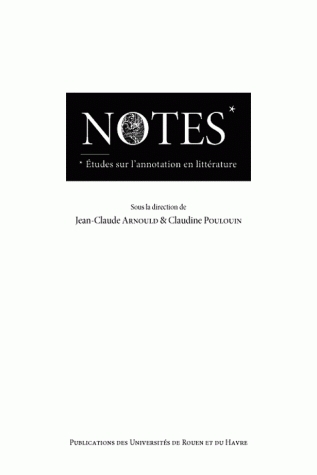 Notes - études sur l'annotation en littérature