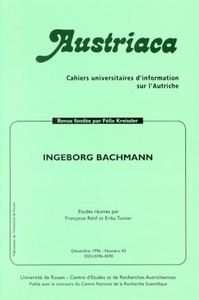 AUSTRIACA, N  43. INGEBORG BACHMANN