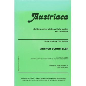 AUSTRIACA, N  39. ARTHUR SCHNITZLER
