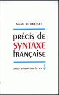 Précis de syntaxe française