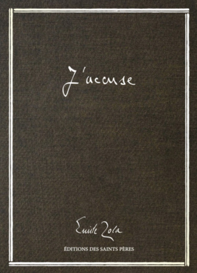 J'accuse - MANUSCRIT