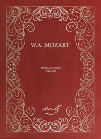 Carnet musical des partitions de Mozart (MANUSCRIT)