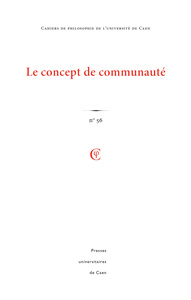 Cahiers de philosophie de l'université de Caen, n° 56/2019