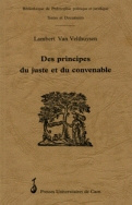 Des principes du juste et du convenable - une apologie du