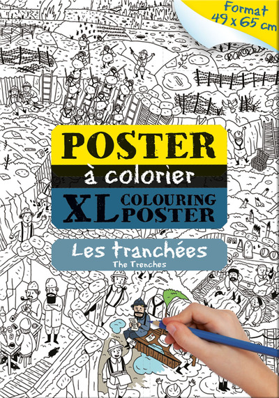 LES TRANCHEES POSTER COLORIAGE