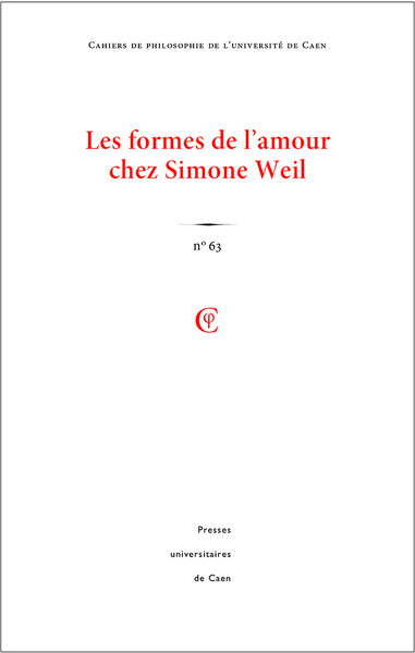 Cahiers de philosophie de l'université de Caen, n°63/2026