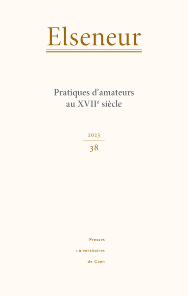 Elseneur, n° 38/2023