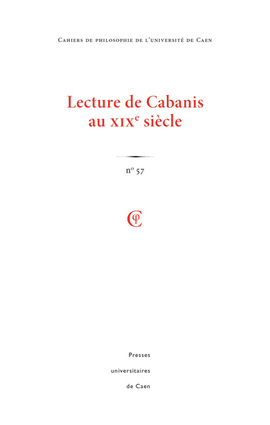 Cahiers de philosophie de l'université de Caen, n° 57/2021