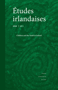 Études irlandaises, n° 51.1/2026