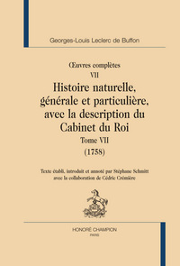 Histoire naturelle. Tome VII (1758)