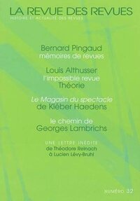 La Revue des revues numéro 32 - 2003