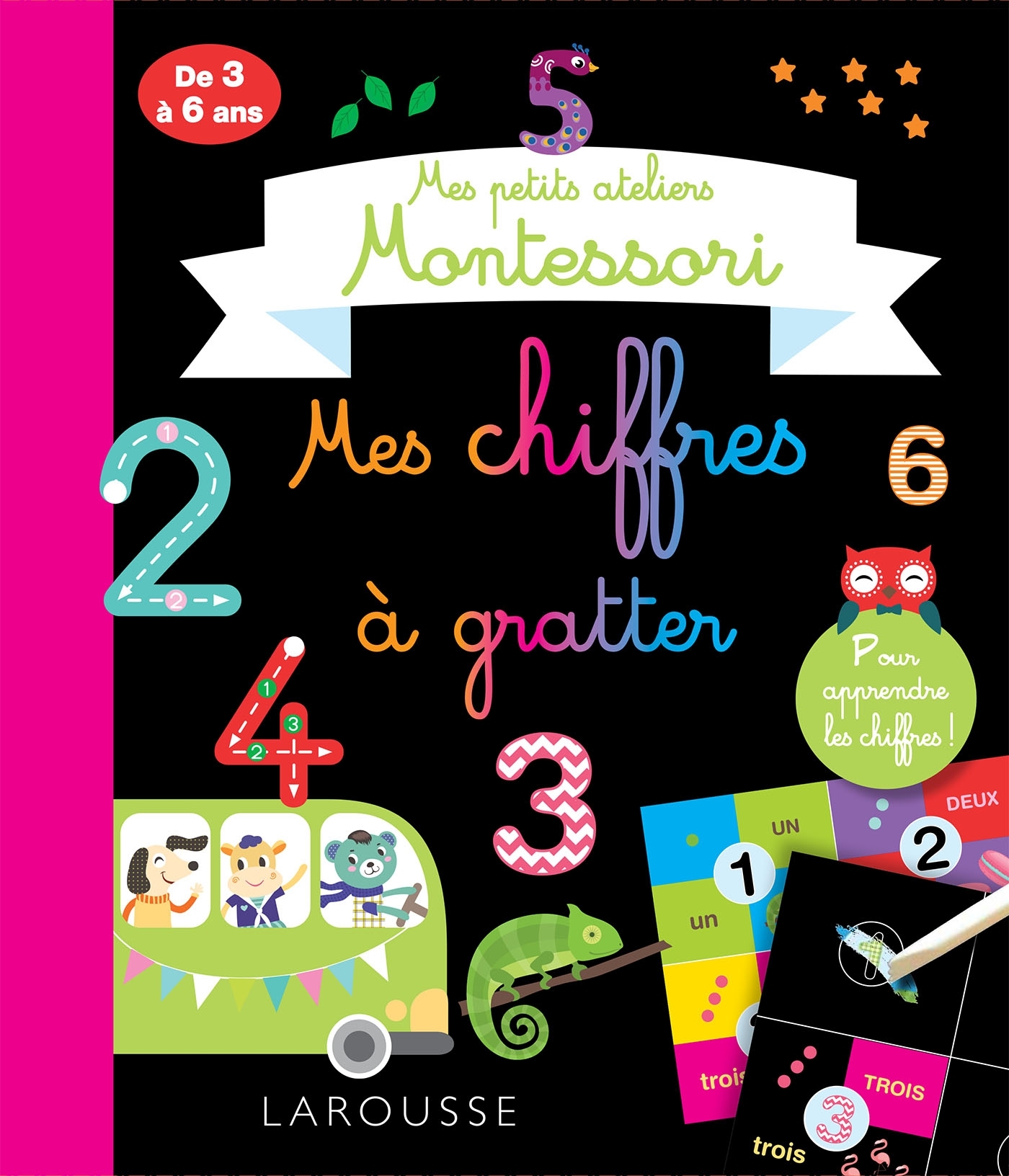 Mes petits ateliers Montessori : Mes chiffres à gratter