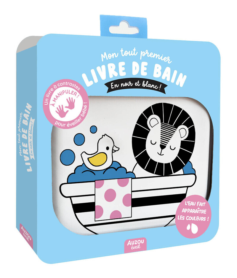 Mon premier livre de bain magique - En noir et blanc !