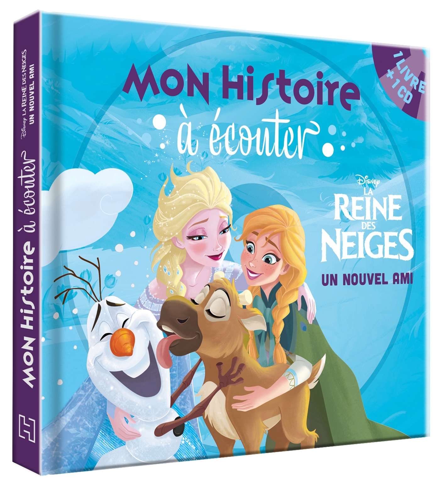 LA REINE DES NEIGES - Mon histoire à écouter - Livre CD - Un nouvel ami - Disney