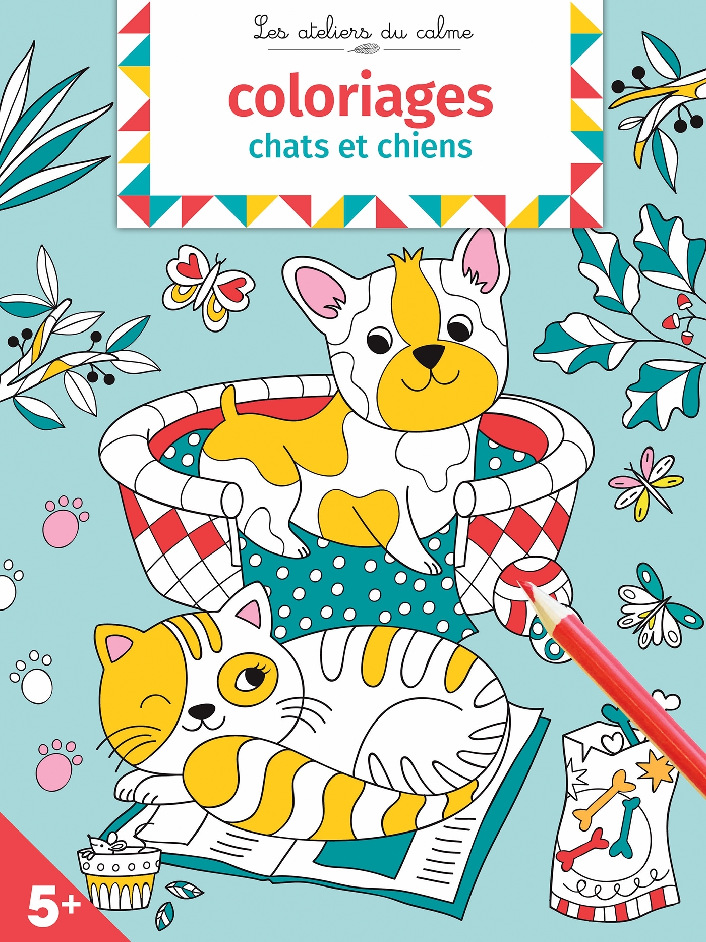 Coloriages chats et chiens - Les ateliers du calme