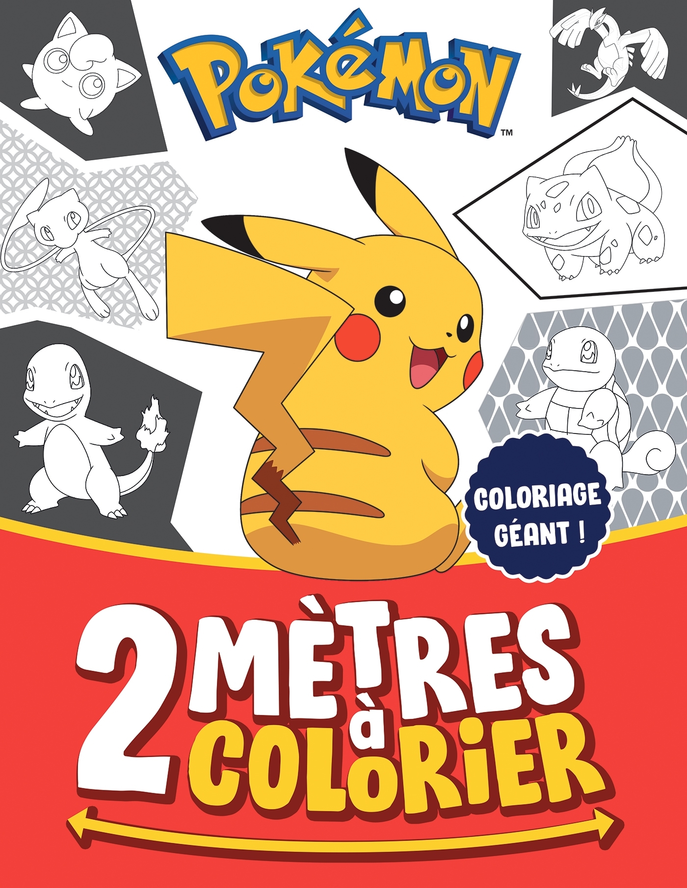 Pokémon - 2 mètres à colorier