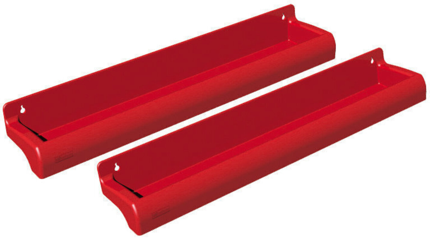 Bacs rouges pour chevalets - Réassort