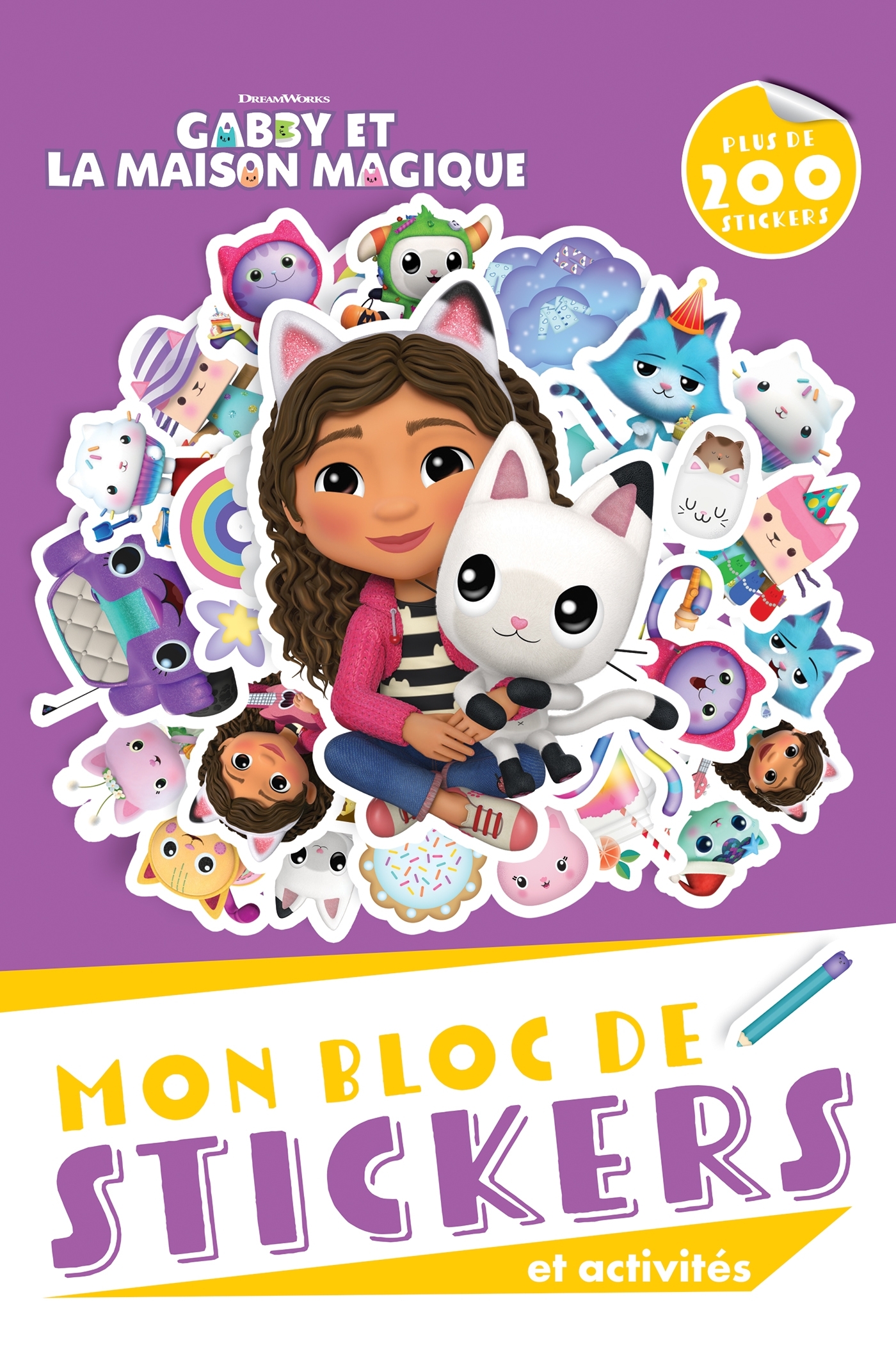 Gabby et la maison magique - Bloc de stickers et activités