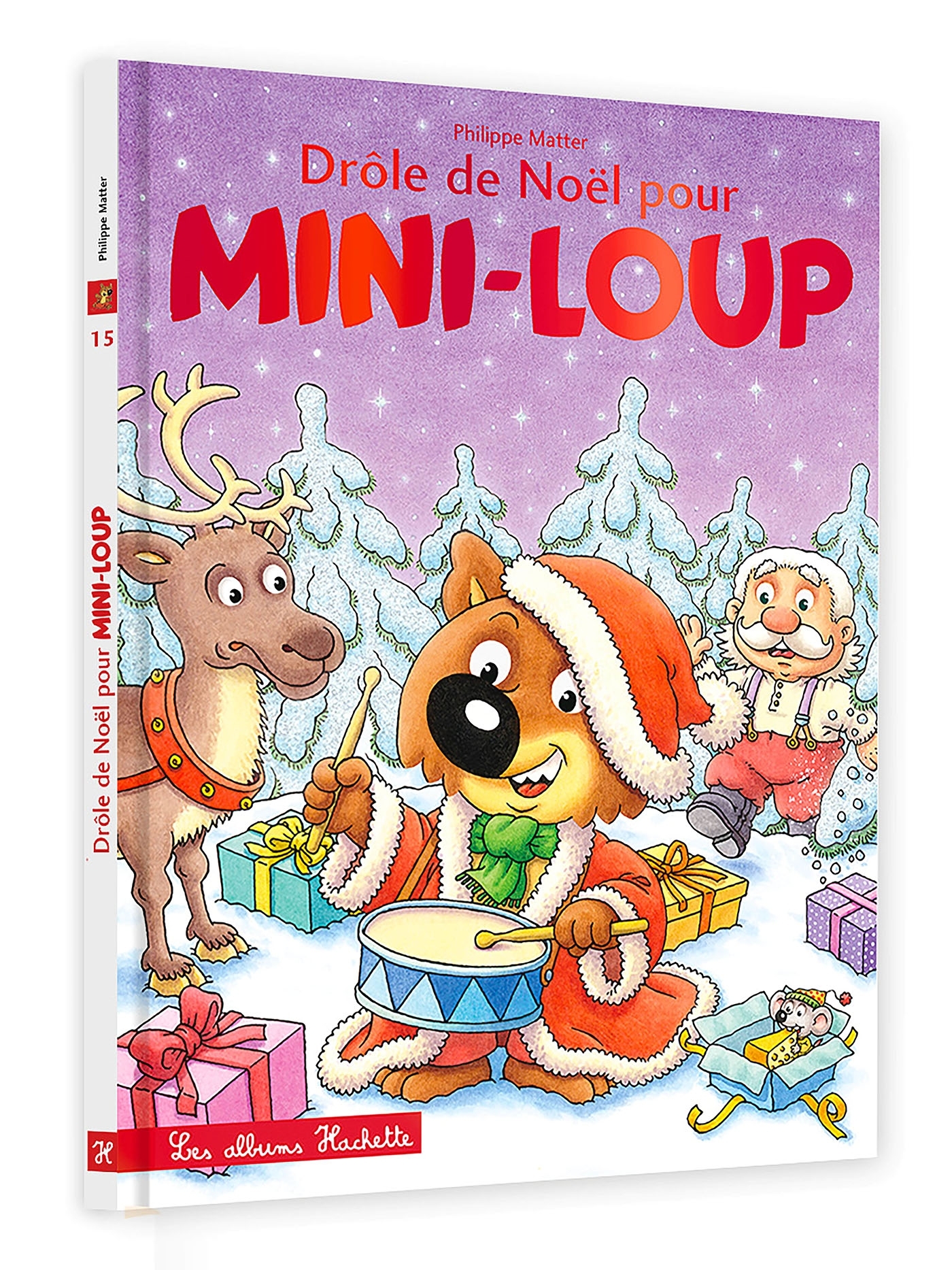 Drôle de Noël pour Mini-Loup avec couverture scintillante