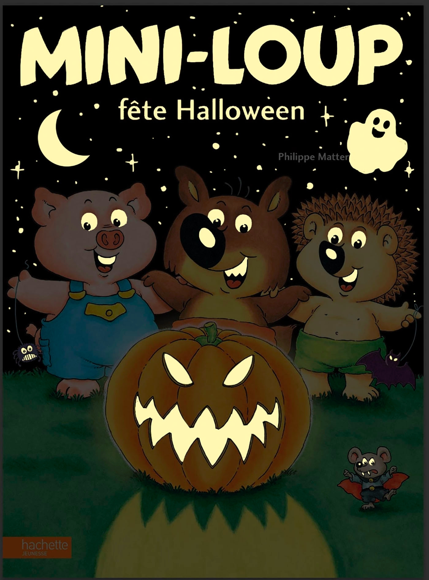 Mini-Loup fête Halloween couverture phosphorescente