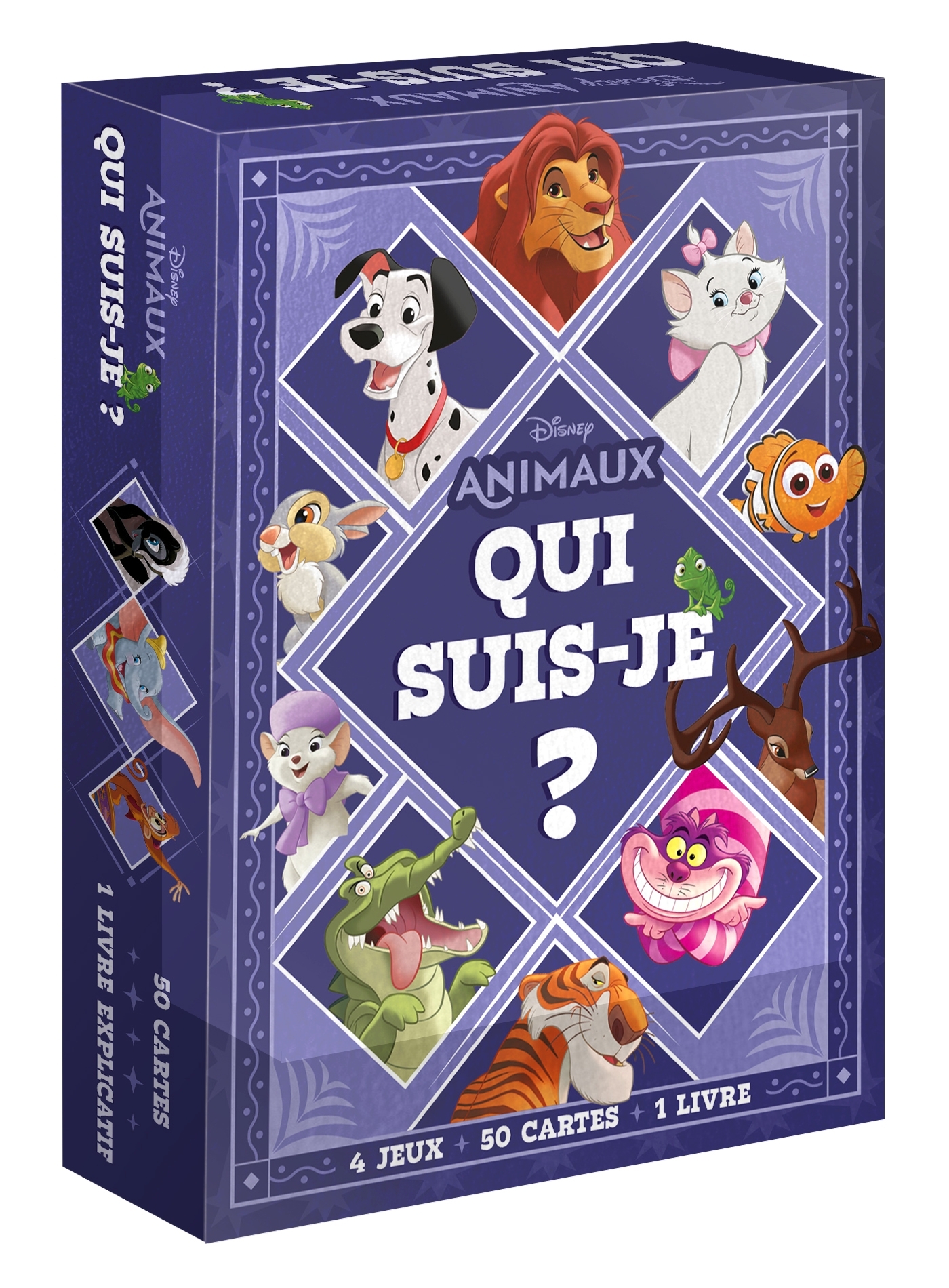 DISNEY ANIMAUX - 'Qui suis-je ?' - Boîte de jeu de cartes
