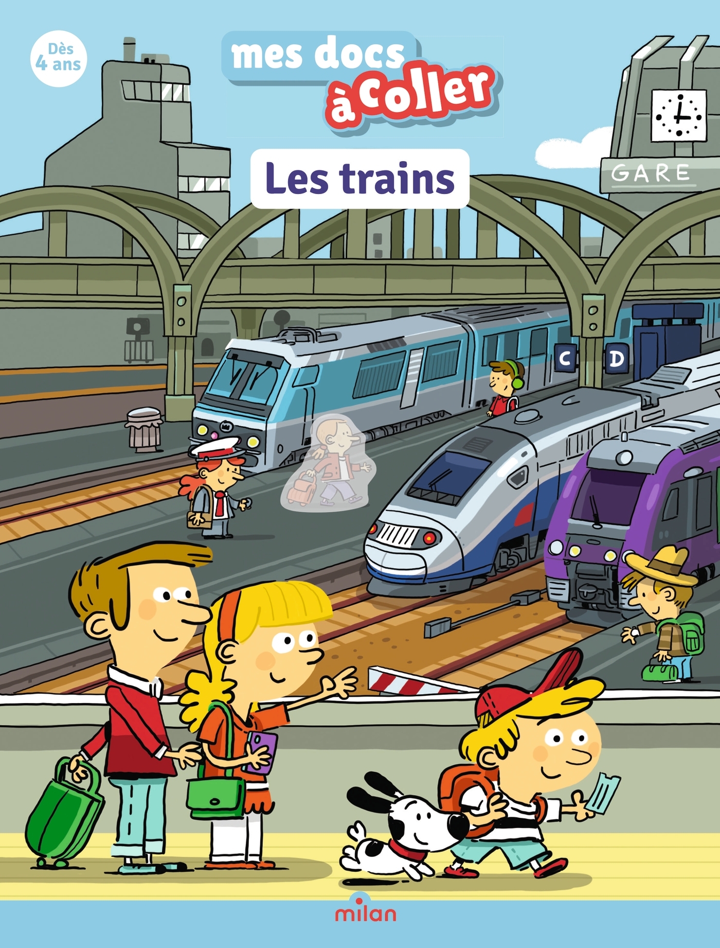 Les trains - Stéphanie Ledu