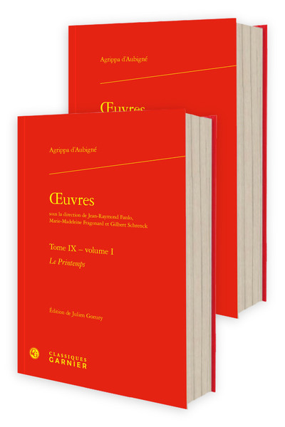 Oeuvres d'Agrippa d'Aubigné - Textes de la Renaissance