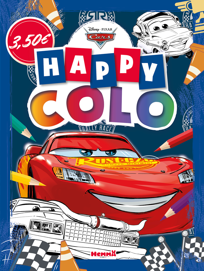 Disney Pixar Cars 1, 2 & 3 - Happy Colo (Flash, Tex et Luigi)