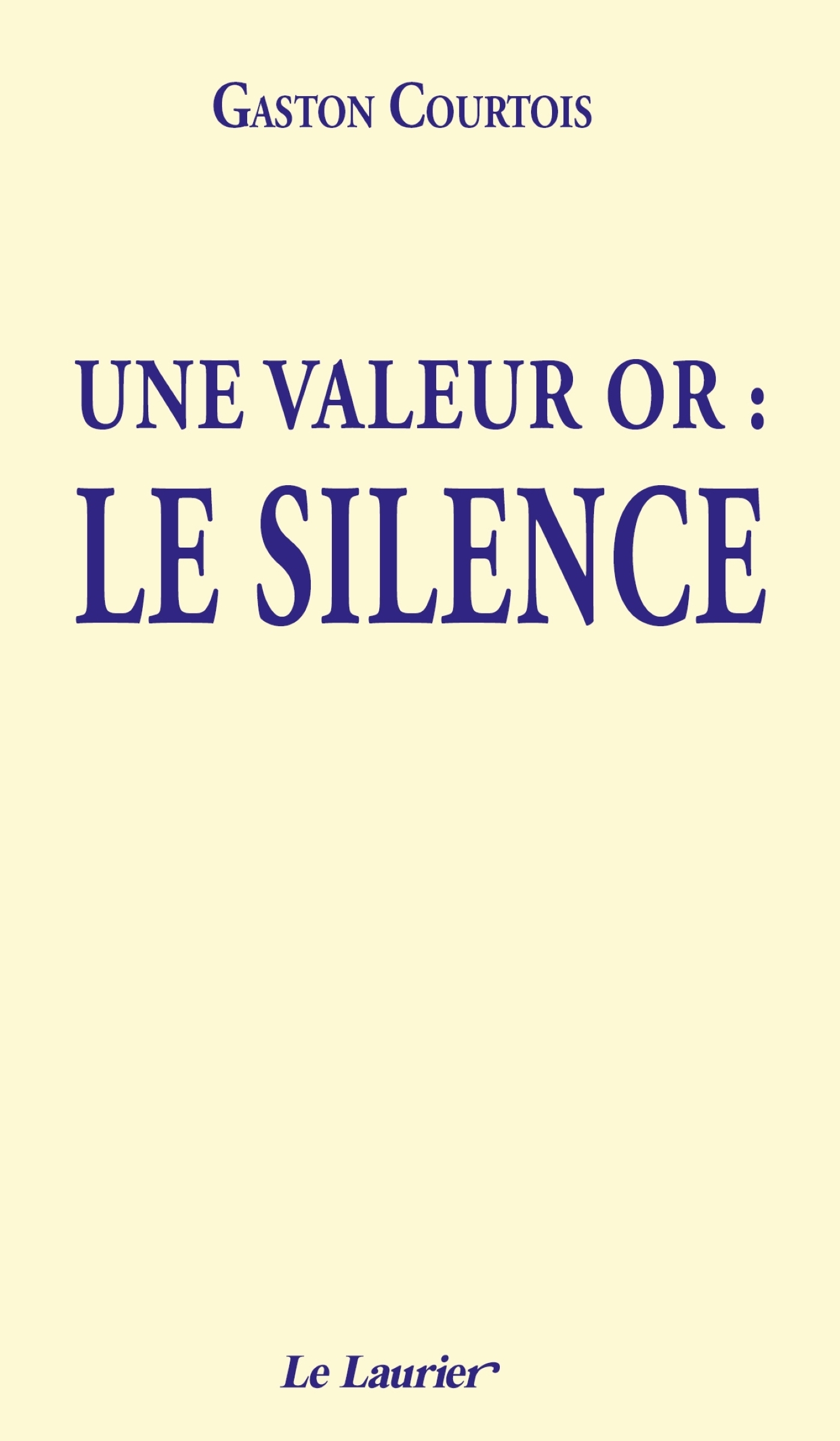 Une valeur or : Le silence